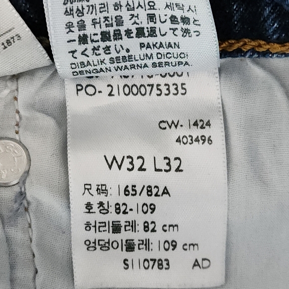 LEVI’S Wedgie Bootcut Jeans Dark Wash High Rise Button Fly w32 l32 - Picture 11 of 15